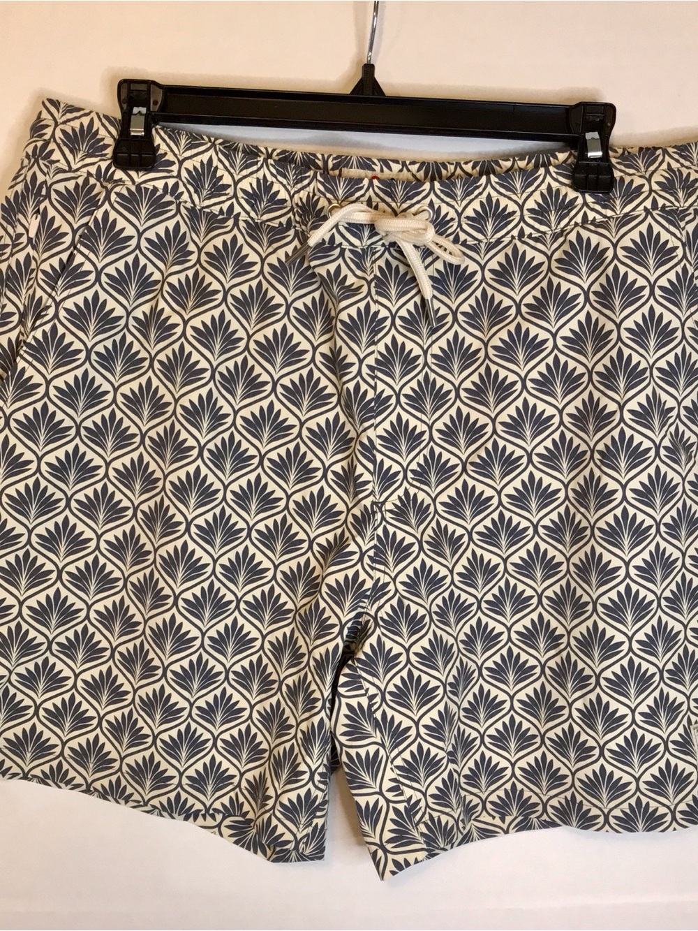 Men’s Marine Layer Lined Swim & Sport Shorts India Ink Agave Print Sz Lg NWT